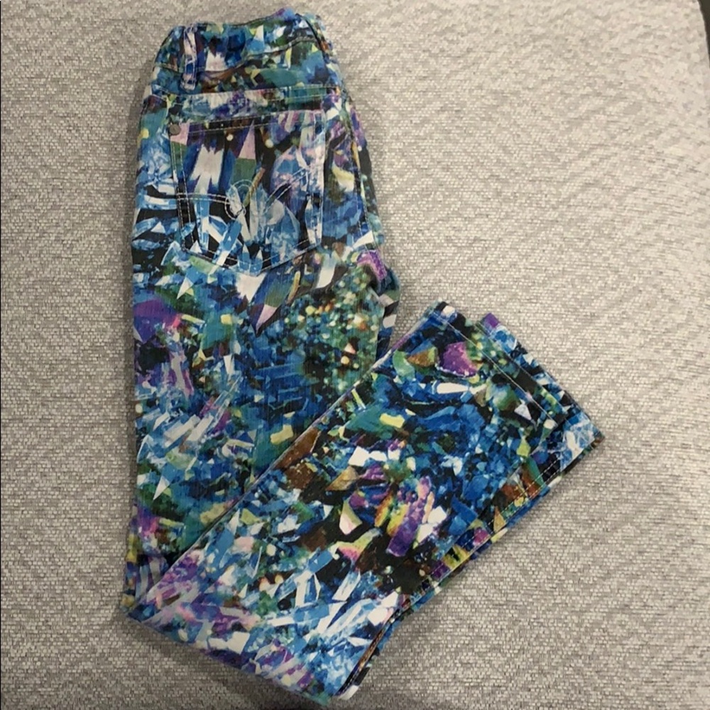 Kids patterned jeans